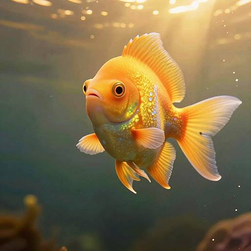 Fantasy Angelfish Maiden Artwork