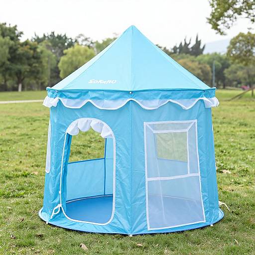 Portable Blue Prince Kids Play Tent