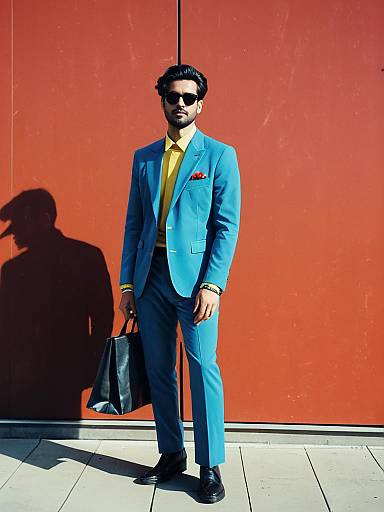 Man in Stylish Modern Fashion