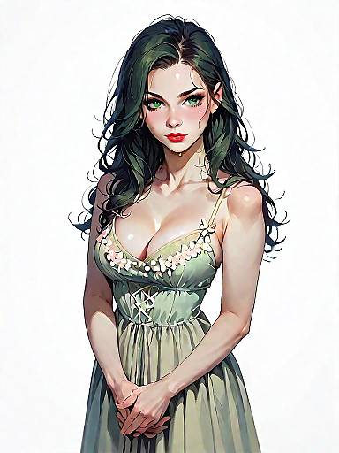 Realistic Full Body Shot of Woman