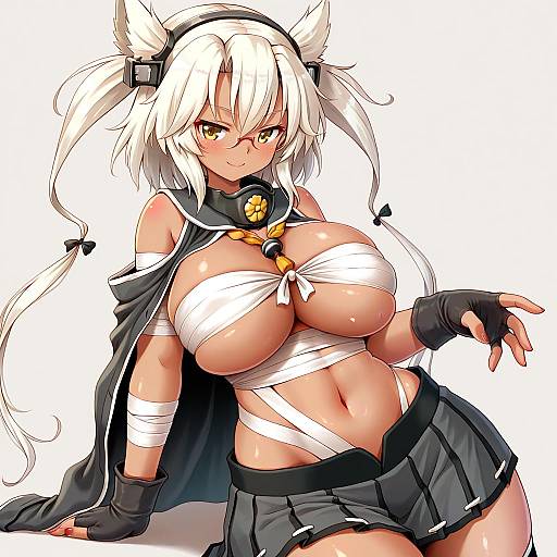 Illustration of Musashi kai (kancolle), kantai collection in the style of Arinu