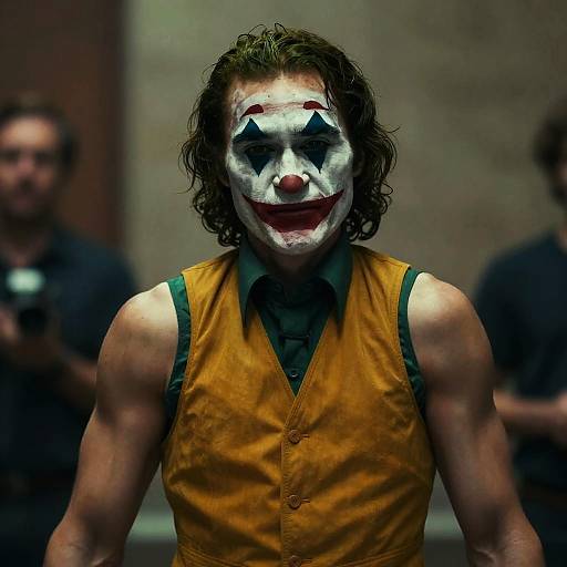 Cinematic Joker with Muscular Physique