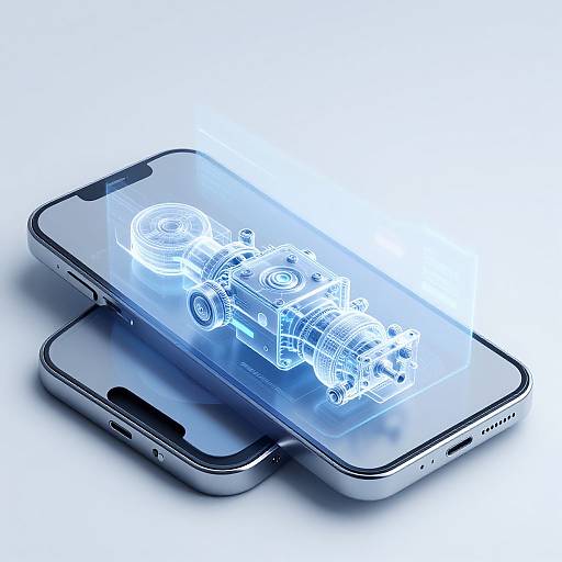 Futuristic 3D Holograms in Smartphone