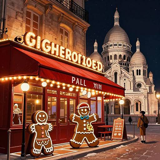 Gingerbread Montmartre Paris Street