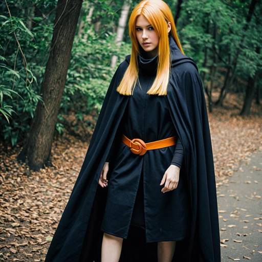 Deidara Cosplay Costume with Cloak