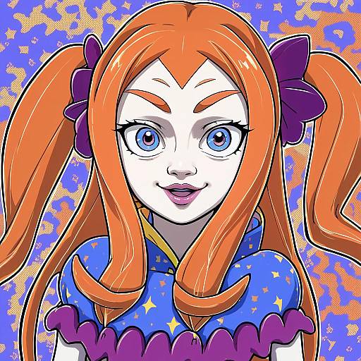 Illustration of Mona (warioware), warioware in the style of Airisubaka
