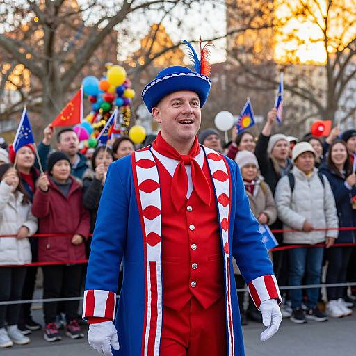 Festive Patriotic Celebration Scene