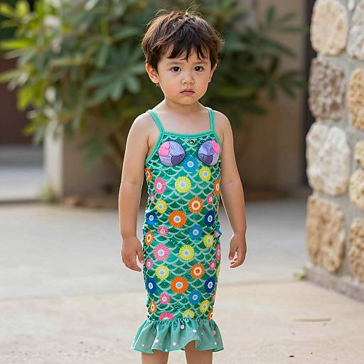 Cute Halloween Mermaid Boy Photoshoot