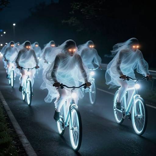 Spectral Bicycles Racing Through Night