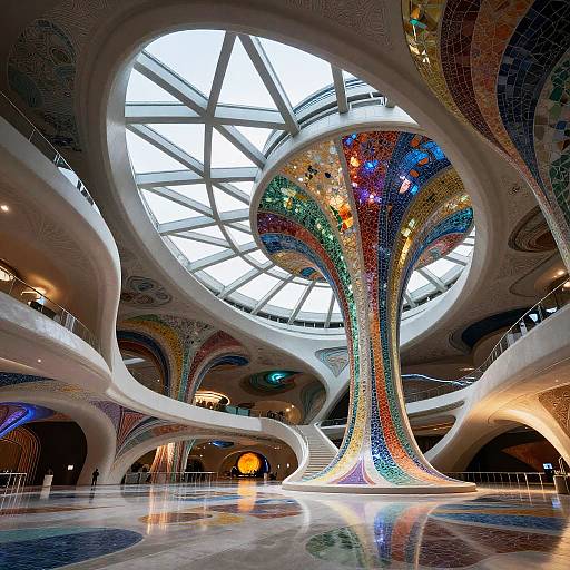 Futuristic Concert Hall Inspired by Zaha Hadid