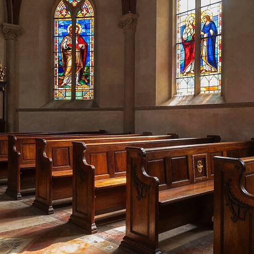 Evangelico Church Interior Morning Light