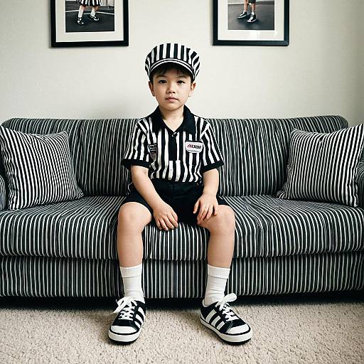 Adorable Newborn Referee Costume for Boys