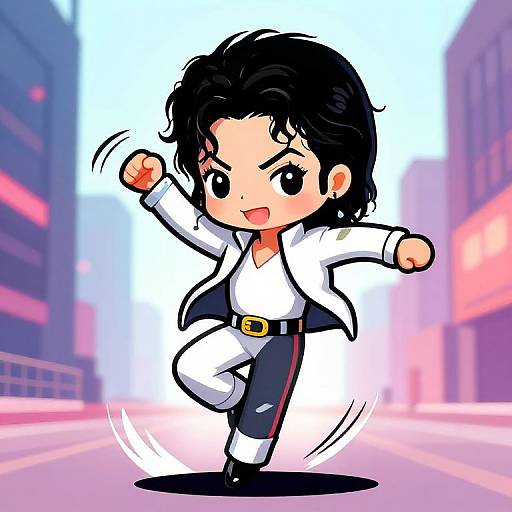Chibi Michael Jackson Dancing