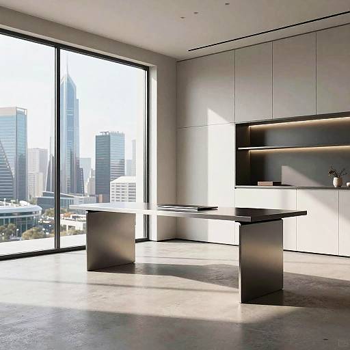 Sleek Modern Minimalist Interior Design