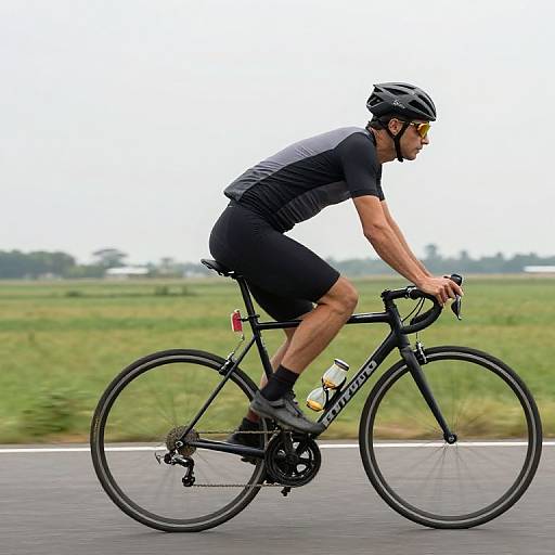 Chronologist Escaping Past on Hourglass Bike