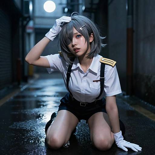 Cosplay of Admiral in Neon Alleyway