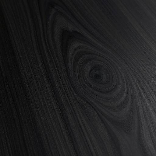 Photorealistic Ebony Wood Texture Close-Up
