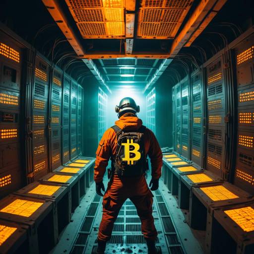 Cinematic Bitcoin Mining Bunker Exploration