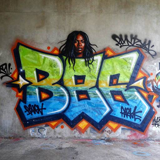 Vibrant Graffiti Freedom and Confinement