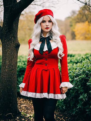 Lifestyle costume photo of Caren hortensia (amor caren). Cosplay clothes