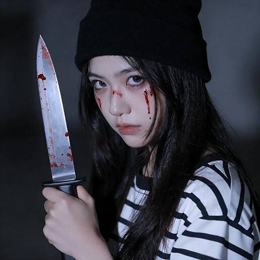 Intense Portrait of a Dark Heroine