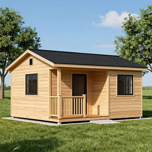 Modern 12x28 Contemporary Shed Design