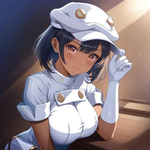 Illustration of Aether foundation employee, pokemon in the style of Denhijou niki