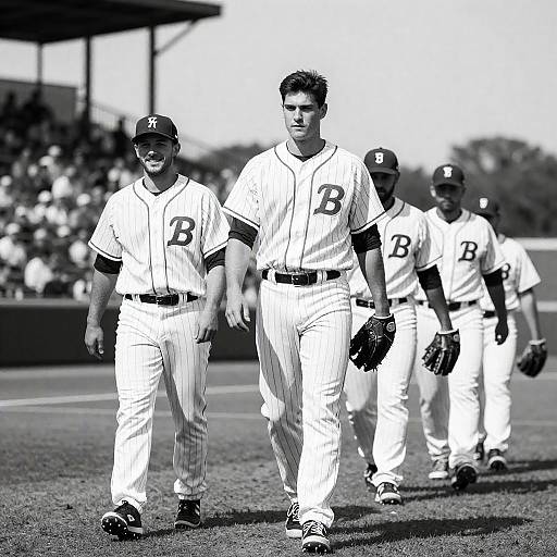 Vintage Baseball Team in Classic Photo