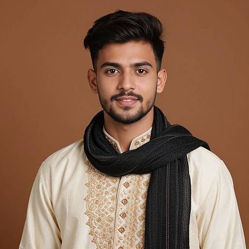 Indian Male in Traditional Costume