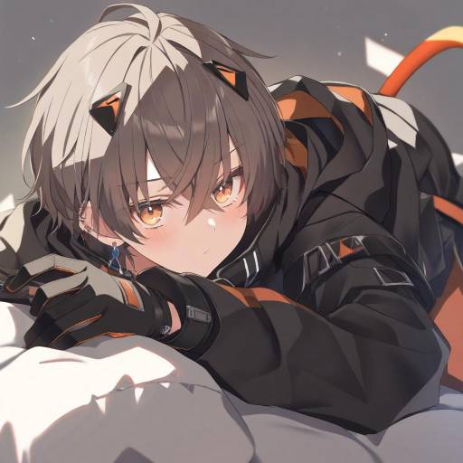 Illustration of Alban knox, nijisanji in the style of Satou kibi