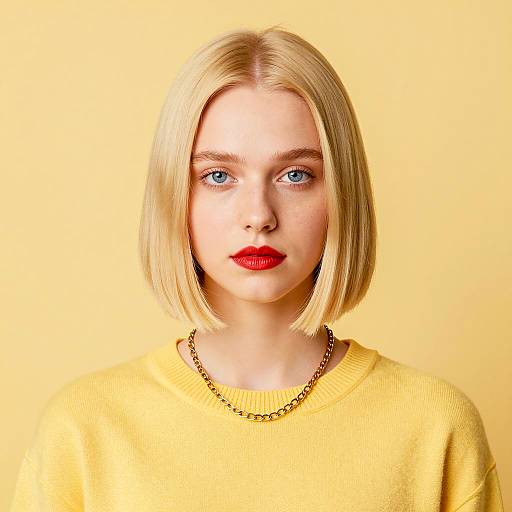 Bright Portrait of a Young Woman