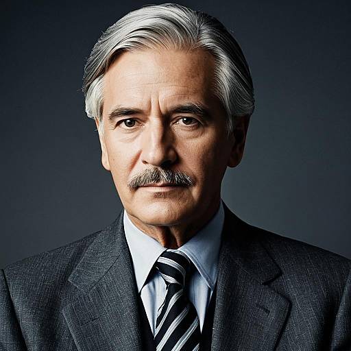 Portrait of Mature Man in Formal Suit