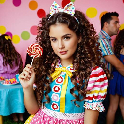 Vibrant Candy Land Party Scene