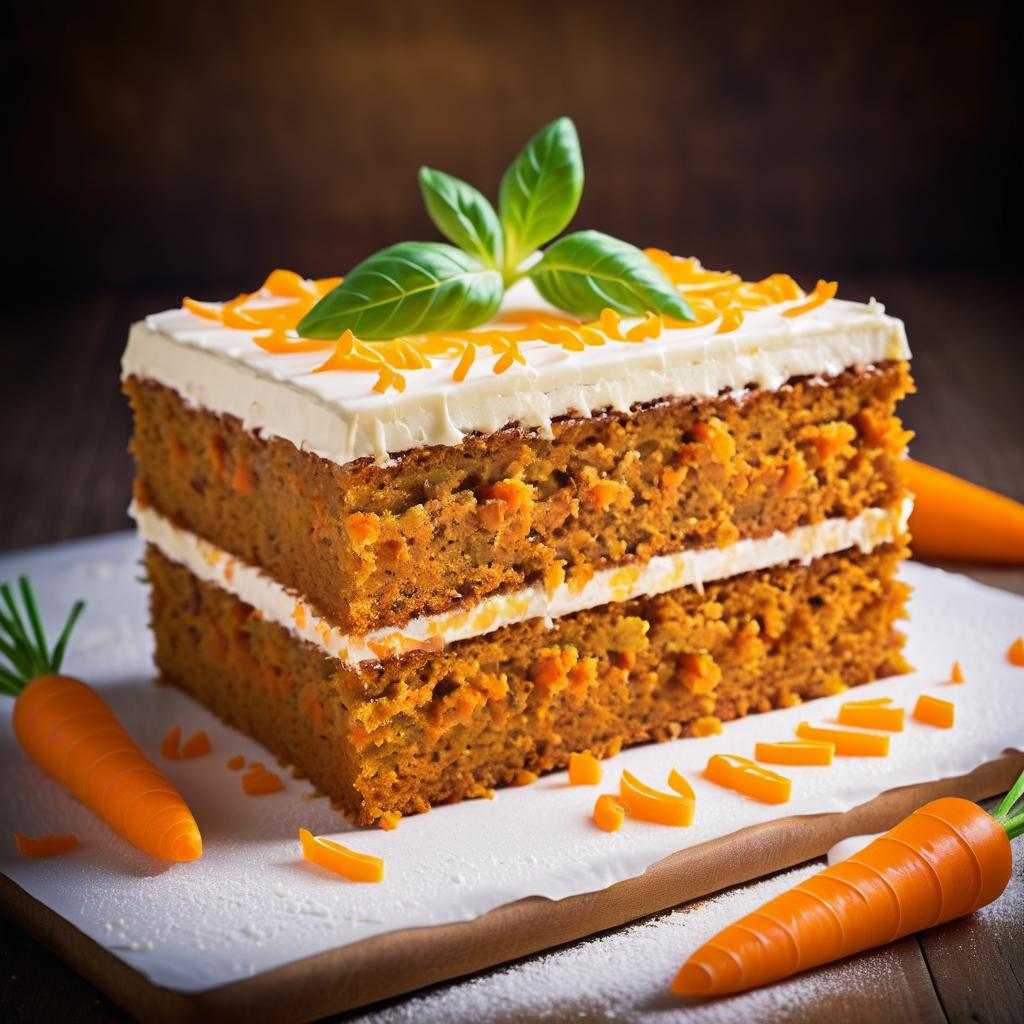 Gourmet Carrot Cake with Nostalgic Icing