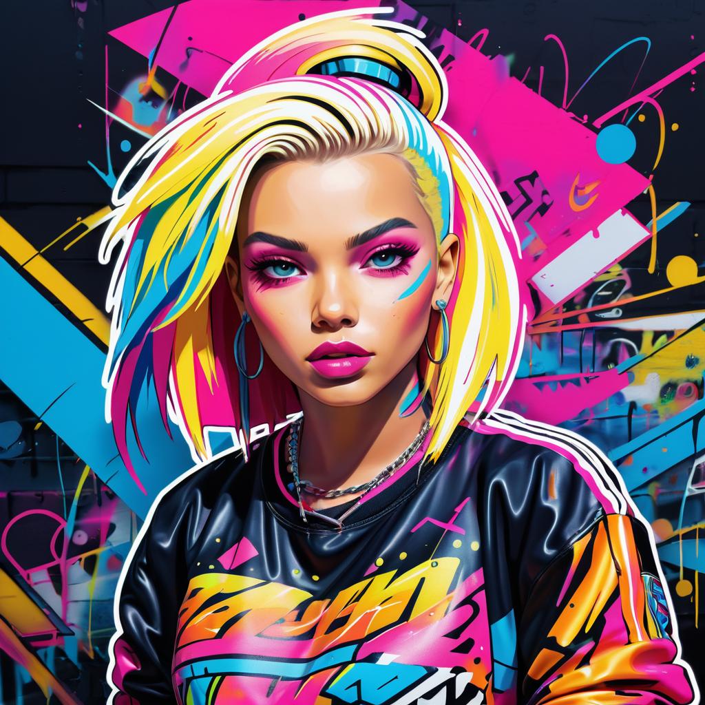 Vibrant Graffiti Art of Urban Chic