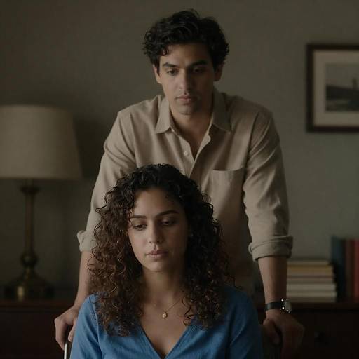 Dimly Lit Room: Quiet Moment