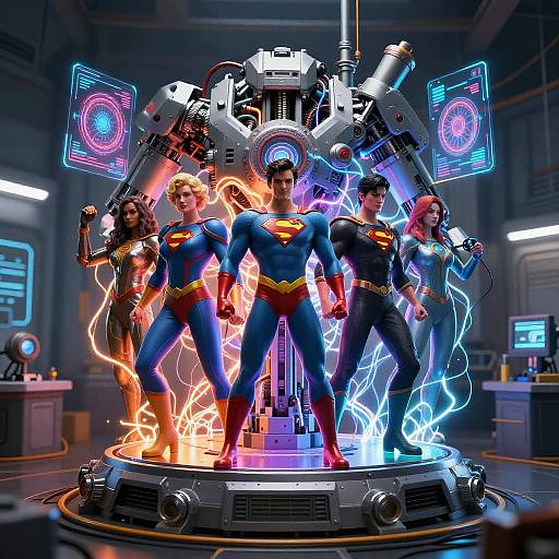 Superhero Fusion Machine Design