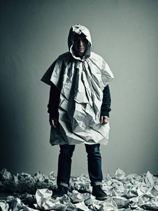 Cinematic Realism: Crumpled Paper Costume