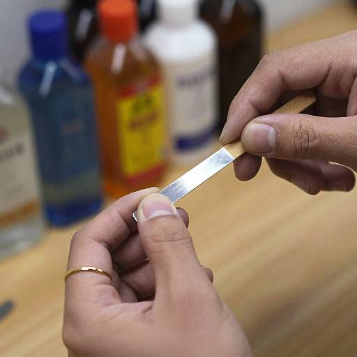 Close-Up Jewelry Crafting Hands