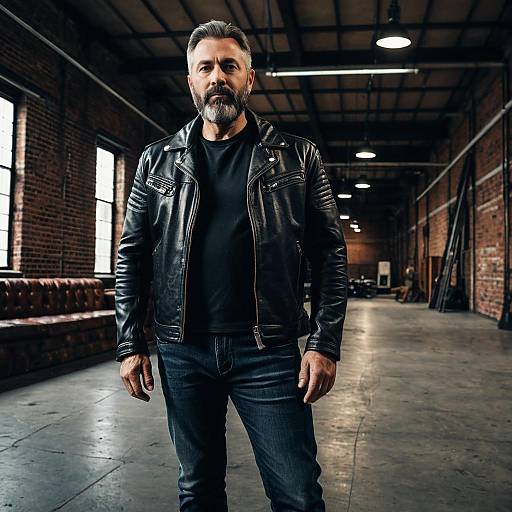 Hyperrealistic Portrait of a Bearded Man