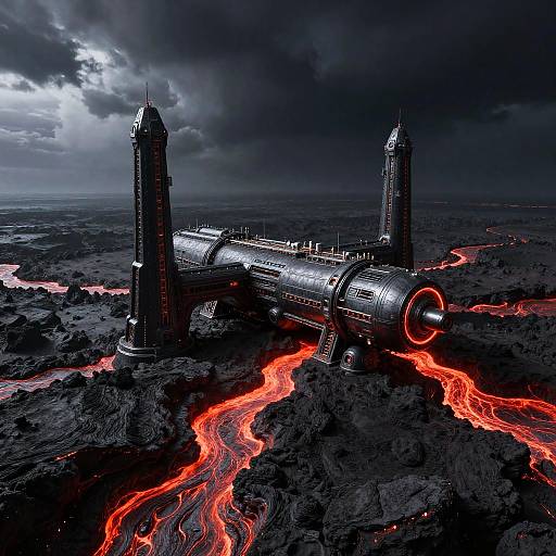 Futuristic Venera Maxima Venus Base