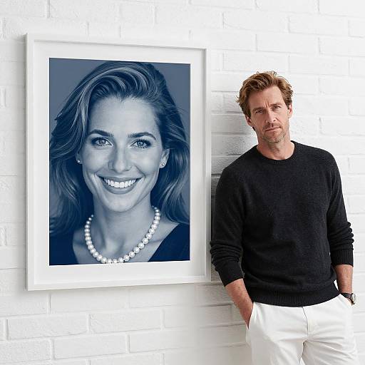 Portrait of a Man and Woman Together