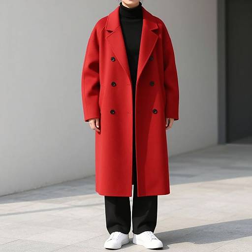 Bold Oversized Coat with Minimalist Style