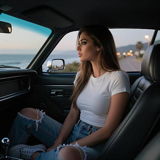 Cinematic Portrait of a Stylish Woman