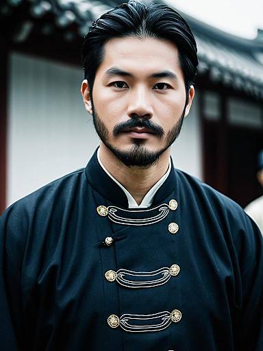 Male in East Asian National Costume USA