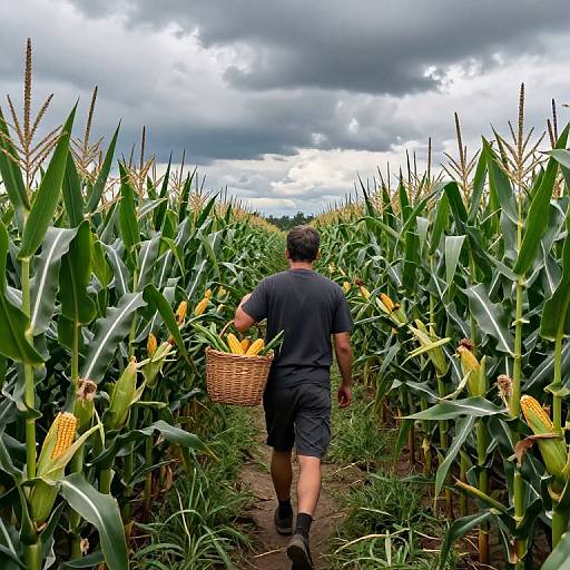 Cornhusker in Enchanted Corn Maze