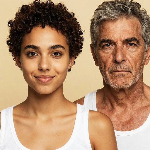 Contrasting Portraits of Youth and Age