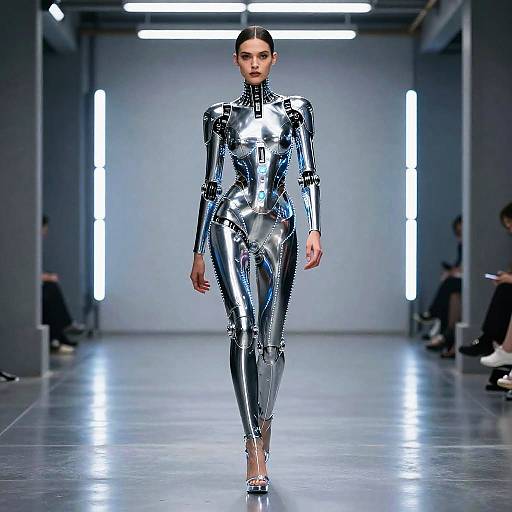 Futuristic Cyborg Couture Runway