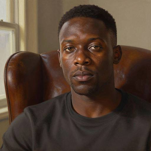 Serene Confidence in Sunlit Portrait