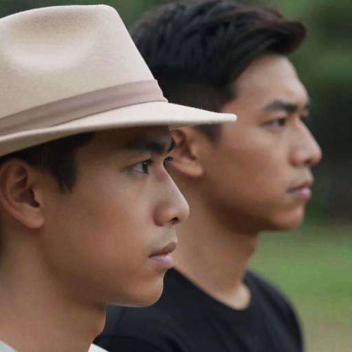 Intense Expressions of Two Men